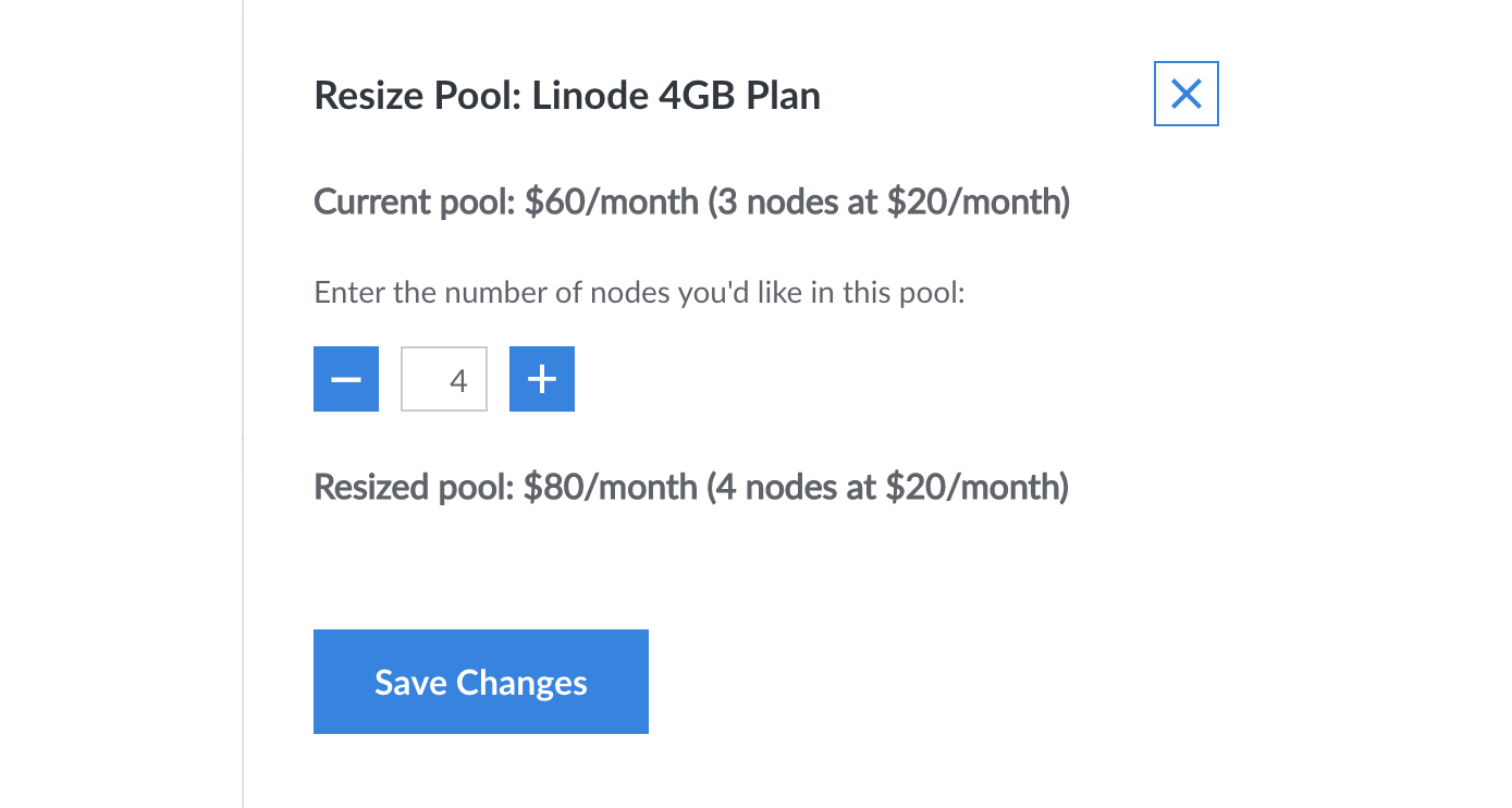 Edit your cluster's node pool
