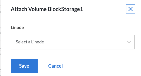 Attach a Volume to a Linode