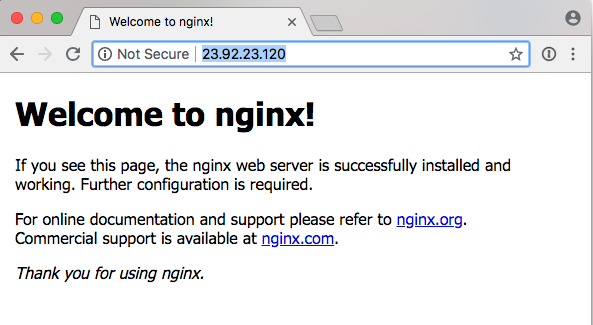 Viewing the NodeBalancer-driven Web Site in a Browser
